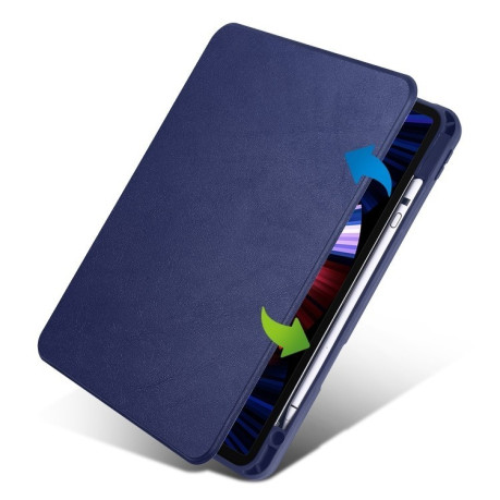 Чохол-книжка Acrylic 360 Degree Rotation Holder Leather для iPad Pro 13 2024 - синій