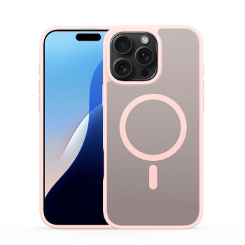 Чохол DUX DUCIS Yind Series MagSafe TPU Hybrid PC на iPhone 16 Pro - рожевий