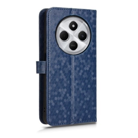 Чехол-книжка Honeycomb Dot для Xiaomi Redmi 14C 4G/Poco C75/Redmi A4 5G - синий
