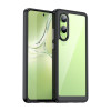 Противоударный чехол  Colorful Acrylic Series с цветной силиконовой боковиной на OnePlus Nord CE4 Lite - черный