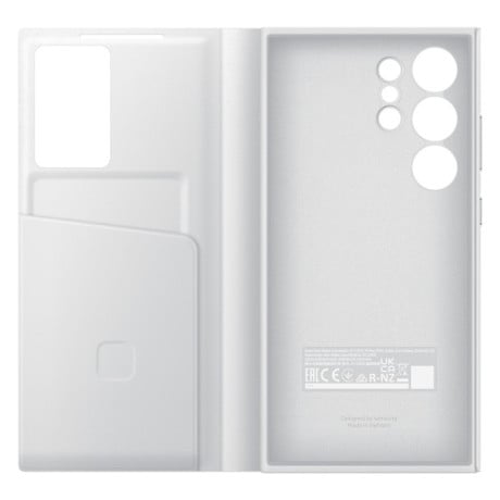 Оригінальний чохол-книжка Samsung Smart View Wallet для Samsung Galaxy S24 Ultra - white (EF-ZS928CWEGWW)