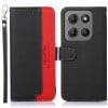 Чохол-книжка KHAZNEH Litchi Texture для Motorola Moto G15 4G / G05 - чорний
