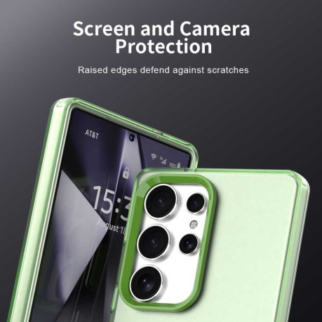 Протиударний чохол Candy Series для Samsung Galaxy S25 Ultra 5G - зелений