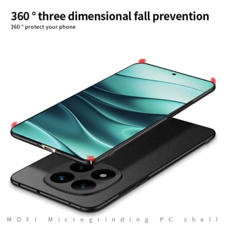 Ультратонкий чехол MOFI Fandun Series для Xiaomi Redmi Note 14 Pro - зеленый
