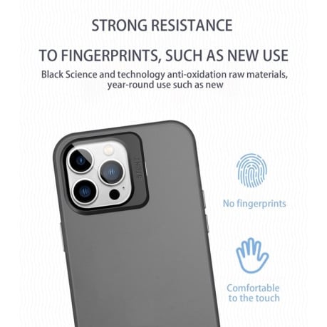 Протиударний чохол Skin Feel Lens Holder Translucent для iPhone 15 Pro Max - зелений