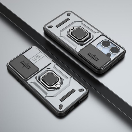Протиударний чохол Sliding Camshield для OPPO Reno13 5G Global - сірий