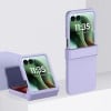 Противоударный чехол 3 in 1 Skin Feel PC для Motorola Razr 60 Ultra - фиолетовый