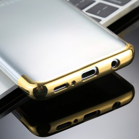 Чохол Three Sections Electroplating Side Samsung Galaxy S9 Plus - золотий