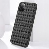 Чехол JOYROOM Milan Series Weave Plaid Texture на iPhone 11-черный