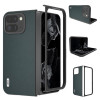 Чохол ABEEL Genuine Leather Luxury для Google Pixel 9 Pro Fold - зелений