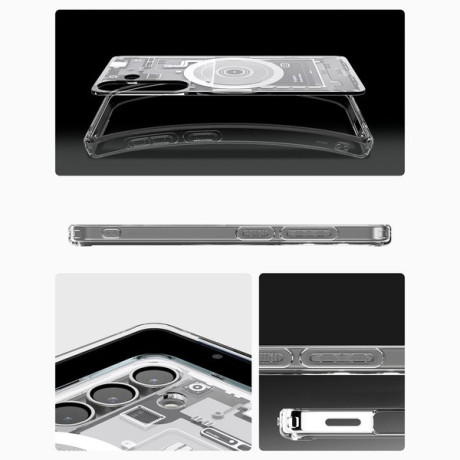 Оригинальный чехол Spigen Ultra Hybrid  Zero One Mag Case для Samsung Galaxy S25  - White
