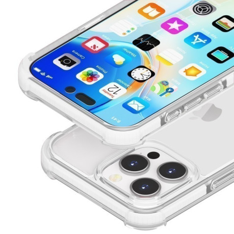Протиударний акриловий чохол Four-corner на iPhone 16 Pro Max - прозорий