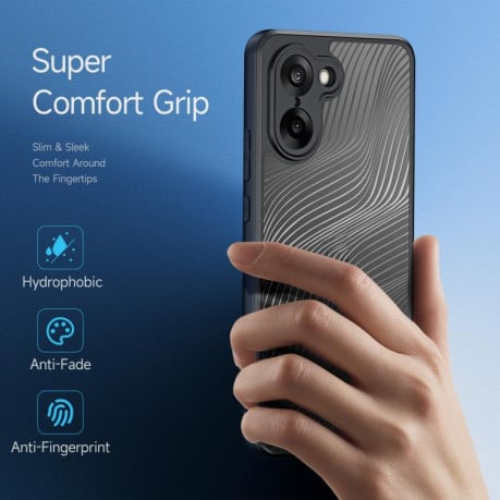 Чохол DUX DUCIS Aimo Series гібрид на OnePlus Nord CE5/Ace 5 Racing - чорний