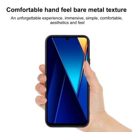 Силиконовый чехол для Xiaomi Redmi 14C 4G/Poco C75/Redmi A4 5G - черный