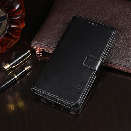Чохол-книжка idewei Crazy Horse Texture для Xiaomi Redmi Note 13 4G Global - чорний