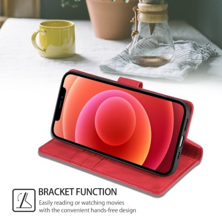 Чехол-книжка Skin Feel Crocodile Texture для Infinix Hot 50i 4G - красный