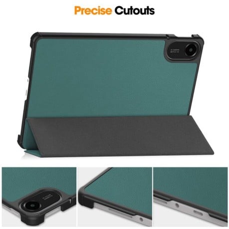 Чехол 3-fold Smart Cover для Xiaomi Redmi Pad 2 - зеленый