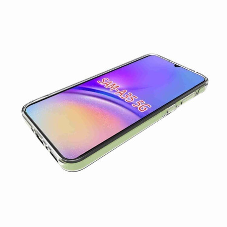 Противоударный чехол Waterproof Texture для Samsung Galaxy A35 5G - прозрачный