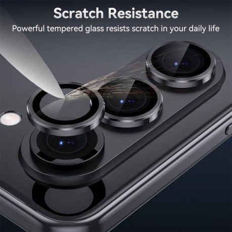 Захисне скло на камеру ENKAY Aluminium для Samsung Galaxy Fold 7 - рожеве