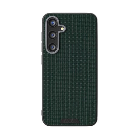 Чохол ABEEL з фактурою Ruyi 6D Micro Relief з MagSafe на Samsung Galaxy S25 FE 5G - зелений