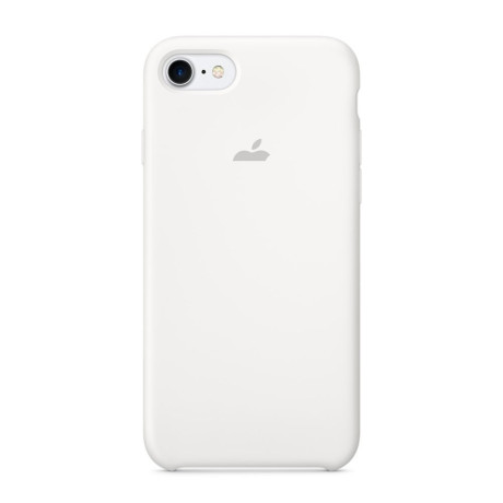 Силіконовий чохол Silicone Case White на iPhone SE 2020/8/7