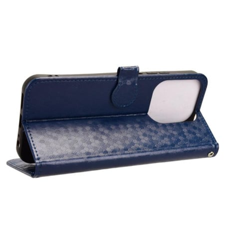 Чохол-книжка Honeycomb Dot на Xiaomi Redmi 15C 5G / 4G EU 173mm / Poco C85 5G - синій