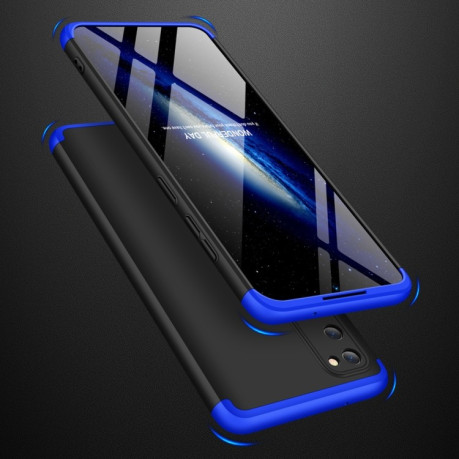 Чохол GKK Three Stage Splicing Full Coverage Samsung Galaxy S20-темно-синій