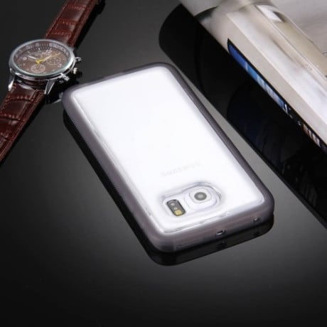 Антигравитационный Прозрачный Чехол Anti-Gravity Magical Nano-suction Grey для Samsung Galaxy S6 Edge / G925