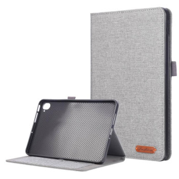 Чехол-книжка Fabric Leather для Xiaomi Redmi K Pad - серый