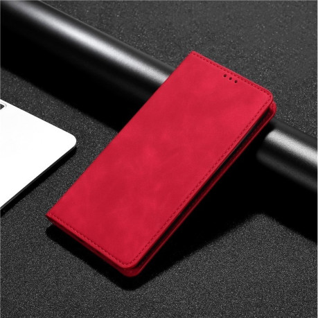 Чохол-книжка Retro Skin Feel Business Magnetic на OnePlus Ace 3 Pro 5G - червоний