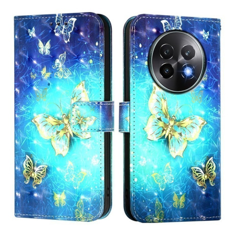 Чохол-книга 3D Painting для Realme 13+ 5G/13 Pro 5G/13 Pro+ - Butterfly