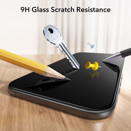 Комплект защитного стекла ESR UltraFit Tempered Glass 2-pack на iPhone Air - transparent
