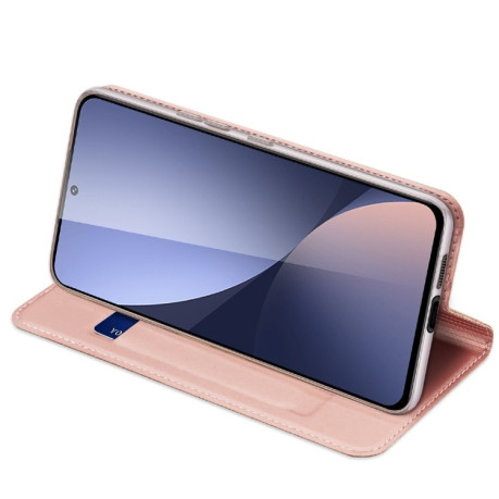 Чехол-книжка DUX DUCIS Skin Pro Series на Xiaomi 12 Lite - розовый