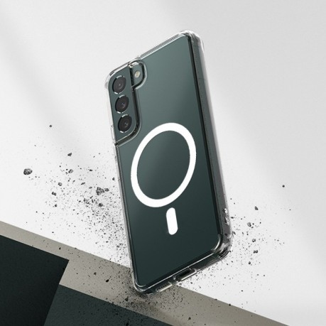 Чехол противоударный with Magsafe Magnetic Shockproof для Samsung Galaxy S24 Ultra 5G - прозрачный