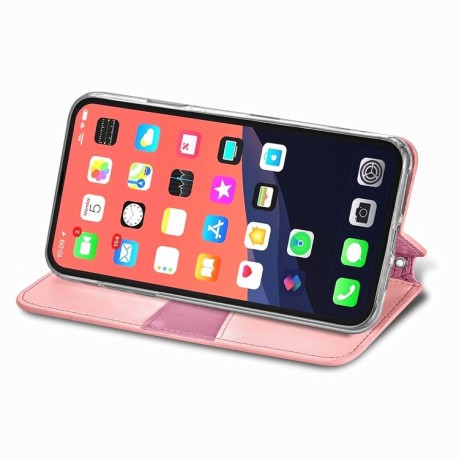 Чохол-книжка Blooming Mandala для iPhone 13 Pro - рожевий
