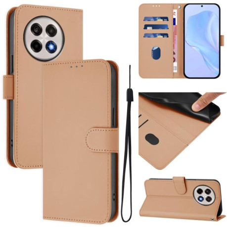 Чохол-книжка Skin Feel S-type для OnePlus 13R/Ace 5/Ace 5 Pro - Nude