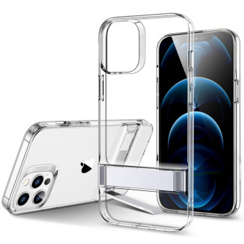 Силиконовый чехол-подставка ESR Air Shield Boost на iPhone 12 Pro Max - прозрачный
