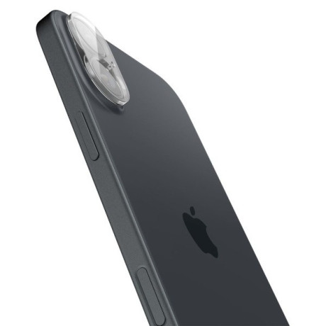 Комплект защитных стекол на камеру Spigen Optik Glas.tR 2 pcs для iPhone 16 / 16 Plus - transparent