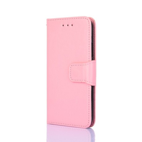 Чехол-книжка Crystal Texture для Samsung Galaxy S22 Ultra 5G - розовый