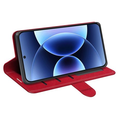 Чохол-книжка R64 Texture Single для Xiaomi 17 Pro — червоний