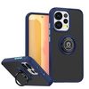 Чехол Q Shadow 1 Series с подставкой на OPPO Reno15 Pro 5G Global — тёмно-зелёный/красный — королевский синий/небесно-голубой