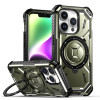 Противоударный чехол Armor Series MagSafe для iPhone 15 Pro - зеленый