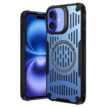 Протиударний чохол Ice Feeling Cooling MagSafe Magnetic для iPhone 16 - блакитний