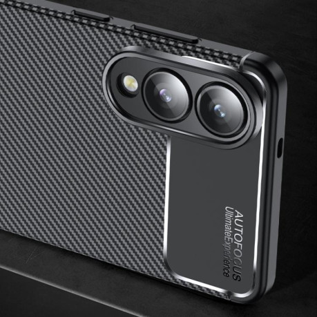 Ударозахисний чохол HMC Carbon Fiber Texture Samsung Galaxy S25 Edge 5G - чорний