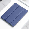 Противоударный чехол-книжка Mutural Horizontal Flip на iPad mini 6 - синий