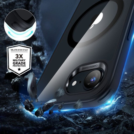 Оригинальный чехол ESR Classic Hybrid Case HaloLock (MagSafe) для iPhone 16e - Clear-Black