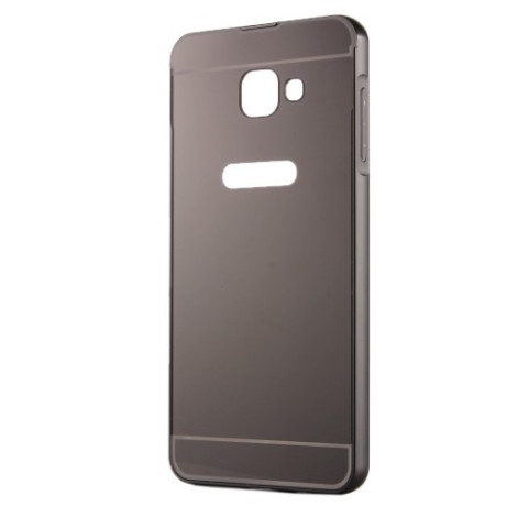 Металевий Бампер та Акрилова накладка Push-pull Style Series Grey для Samsung Galaxy A5(2016) / A510