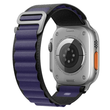 Ремешок Nylon Loop для Apple Watch Series 8/7 41mm/40mm /38mm - темно-фиолетовый