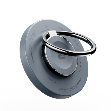 Бездротова зарядка ROCK W51 15W Magnetic Ring Holder 3 in 1 Wireless Charger - чорна