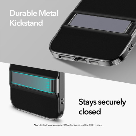 Силиконовый чехол-подставка ESR Air Shield Boost на iPhone 12 / 12 Pro - черный